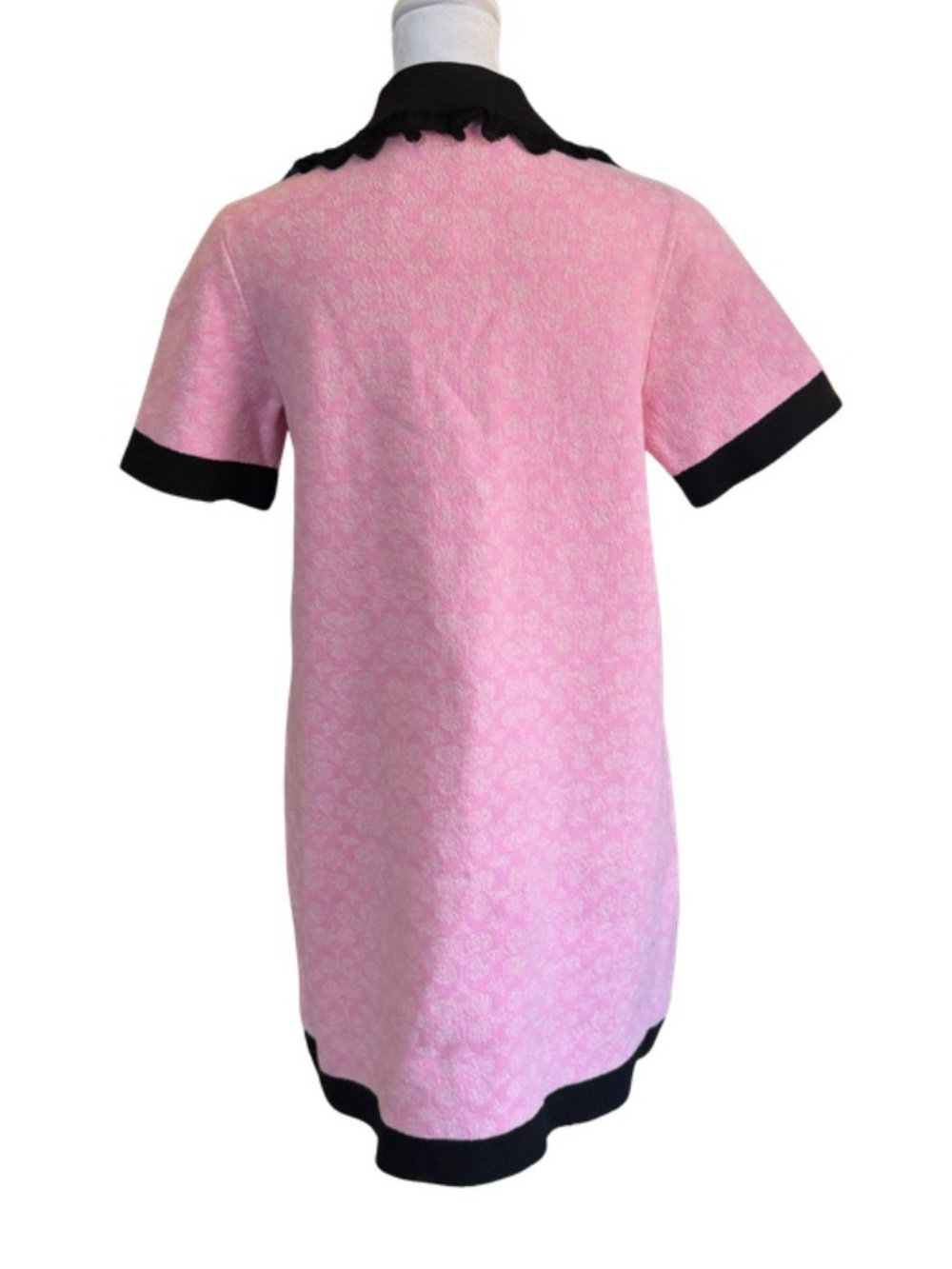 Coach Pink Floral Knit Polo Dress - Picture 4 of 8